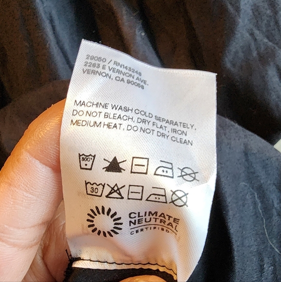 REFORMATION MICHAELA BABYDOLL MINI BLACK DRESS PUFF SLEEVES SIZE 8 - Picture 11 of 16